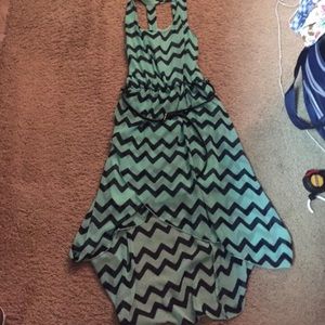 ‼️ LAST CHANCE Mint green chevron dress